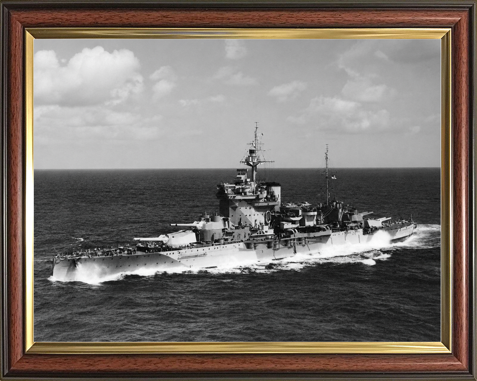 HMS Warspite 03 Queen Elizabeth Class Battleship 1942 Photo Print - Posters, Prints, & Visual Artwork - by Hampshire Prints (image 9 of 9)