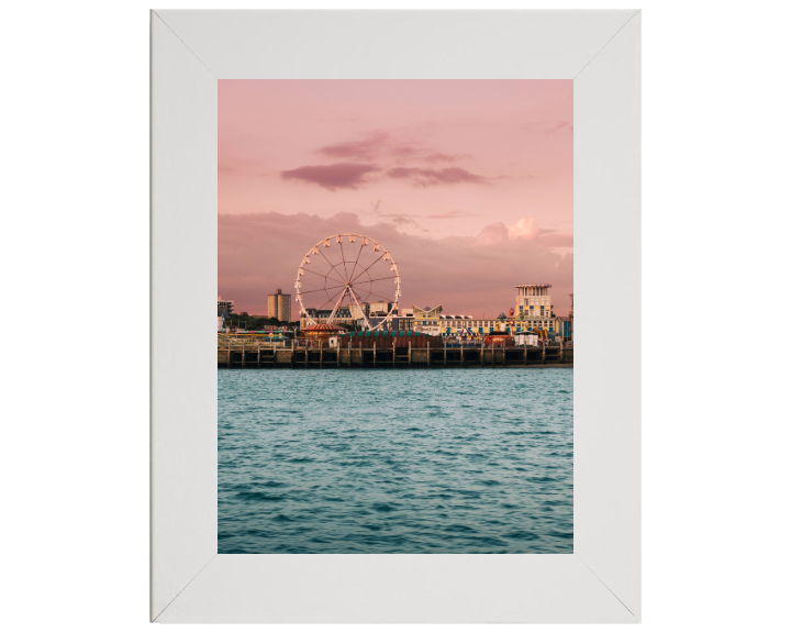 Clarence Pier in Southsea Hampshire Photo Print - Canvas - Framed Photo Print - Hampshire Prints