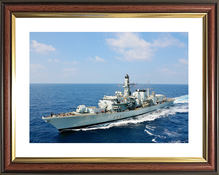 HMS Westminster F237 Type 23 Frigate Underway High Port Bow View