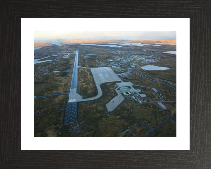 RAF Mount Pleasant Falkland Islands Aerial Airbase View Photo Print - Posters, Prints, & Visual Artwork - by Hampshire Prints (image 2 of 9)