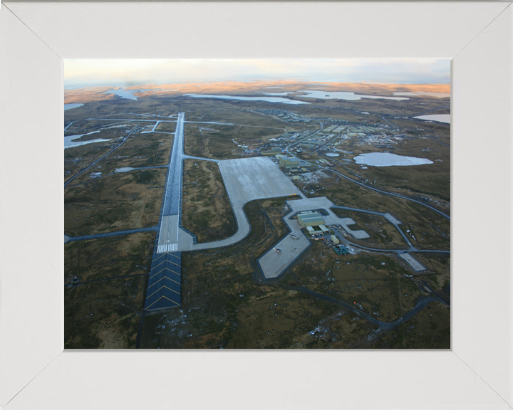RAF Mount Pleasant Falkland Islands Aerial Airbase View Photo Print - Posters, Prints, & Visual Artwork - by Hampshire Prints (image 5 of 9)
