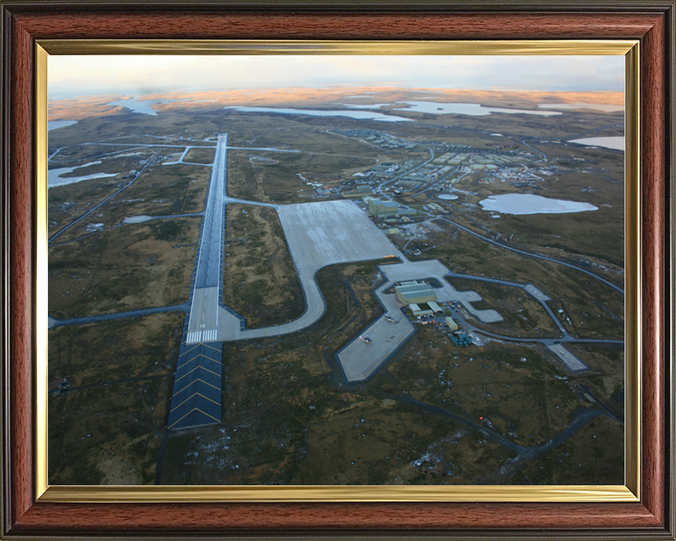 RAF Mount Pleasant Falkland Islands Aerial Airbase View Photo Print - Posters, Prints, & Visual Artwork - by Hampshire Prints (image 9 of 9)