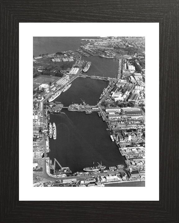 HMNB Chatham (HMS Pembroke) Aerial Photo Print - Posters, Prints, & Visual Artwork - by Hampshire Prints (image 2 of 9)