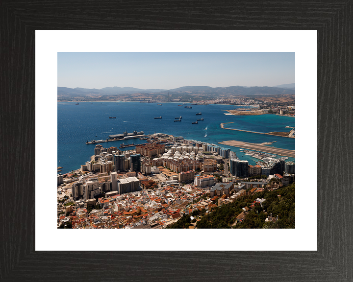 HM Naval Base Gibraltar Dockyard From the Rock 2021 Photo Print - Posters, Prints, & Visual Artwork - by Hampshire Prints (image 2 of 9)