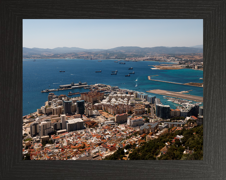 HM Naval Base Gibraltar Dockyard From the Rock 2021 Photo Print - Posters, Prints, & Visual Artwork - by Hampshire Prints (image 3 of 9)