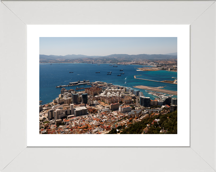HM Naval Base Gibraltar Dockyard From the Rock 2021 Photo Print - Posters, Prints, & Visual Artwork - by Hampshire Prints (image 4 of 9)