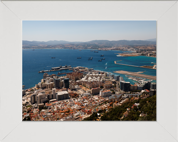 HM Naval Base Gibraltar Dockyard From the Rock 2021 Photo Print - Posters, Prints, & Visual Artwork - by Hampshire Prints (image 5 of 9)