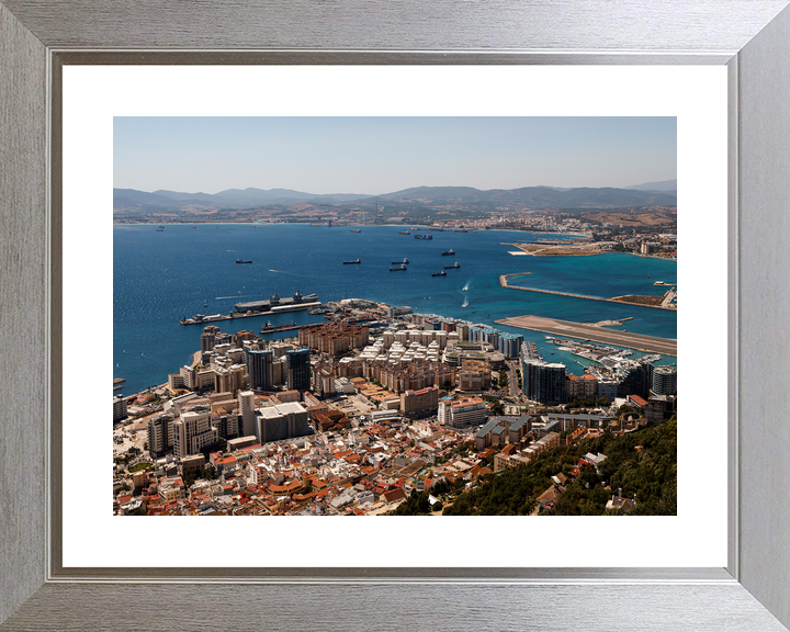HM Naval Base Gibraltar Dockyard From the Rock 2021 Photo Print - Posters, Prints, & Visual Artwork - by Hampshire Prints (image 6 of 9)