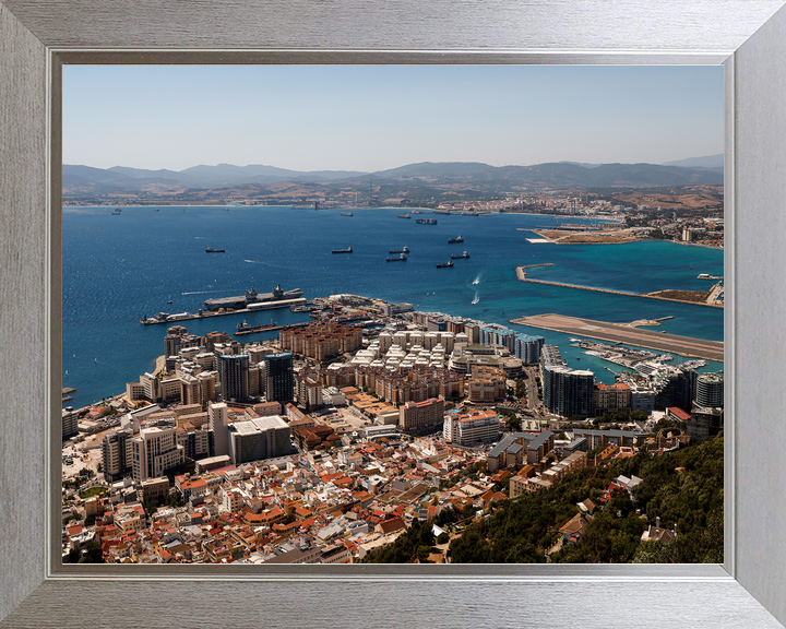 HM Naval Base Gibraltar Dockyard From the Rock 2021 Photo Print - Posters, Prints, & Visual Artwork - by Hampshire Prints (image 7 of 9)