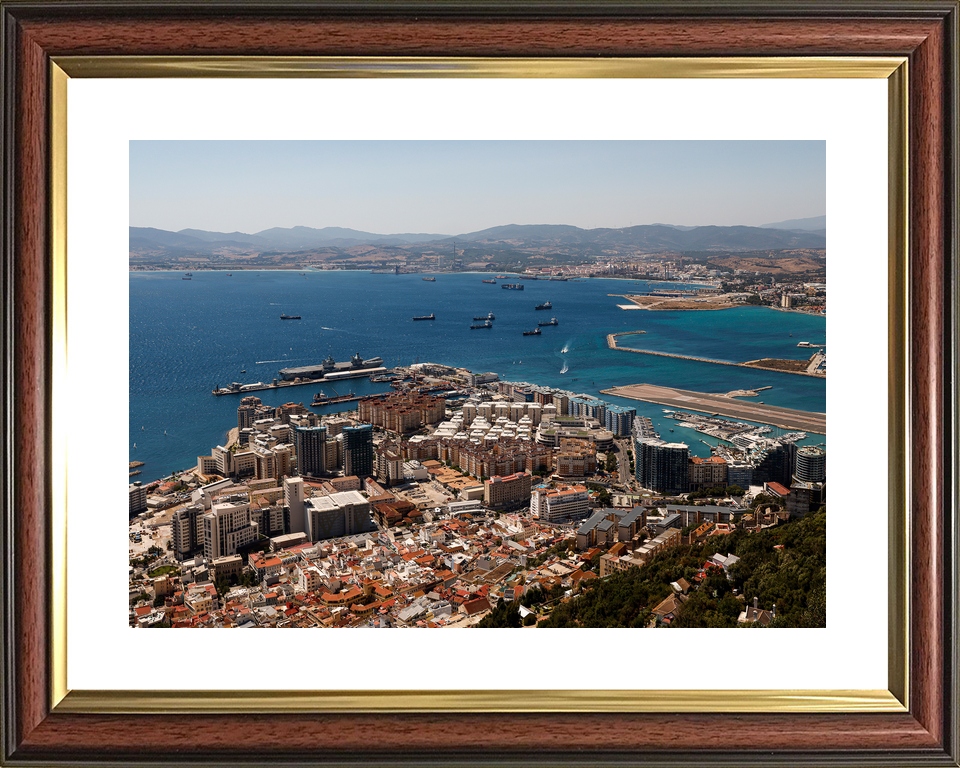HM Naval Base Gibraltar Dockyard From the Rock 2021 Photo Print - Posters, Prints, & Visual Artwork - by Hampshire Prints (image 8 of 9)