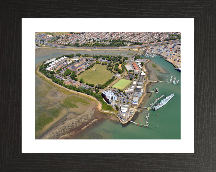 HMS Excellent Royal Navy Training Establishment Aerial Photo Print - Posters, Prints, & Visual Artwork - by Hampshire Prints (image 2 of 9)
