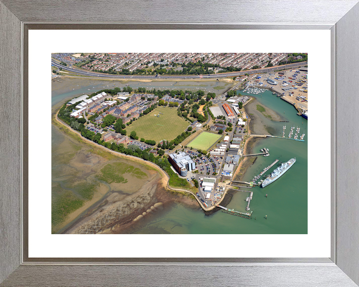 HMS Excellent Royal Navy Training Establishment Aerial Photo Print - Posters, Prints, & Visual Artwork - by Hampshire Prints (image 6 of 9)