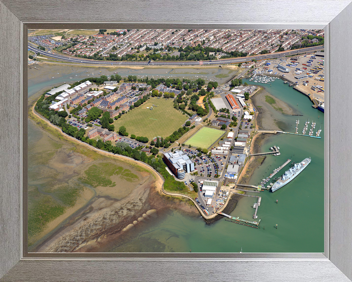 HMS Excellent Royal Navy Training Establishment Aerial Photo Print - Posters, Prints, & Visual Artwork - by Hampshire Prints (image 7 of 9)