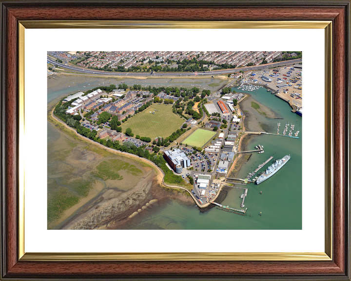 HMS Excellent Royal Navy Training Establishment Aerial Photo Print - Posters, Prints, & Visual Artwork - by Hampshire Prints (image 8 of 9)