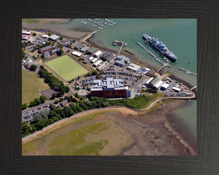 HMS Excellent Portsmouth Whale Island 2014 Aerial Photo Print - Posters, Prints, & Visual Artwork - by Hampshire Prints (image 3 of 9)