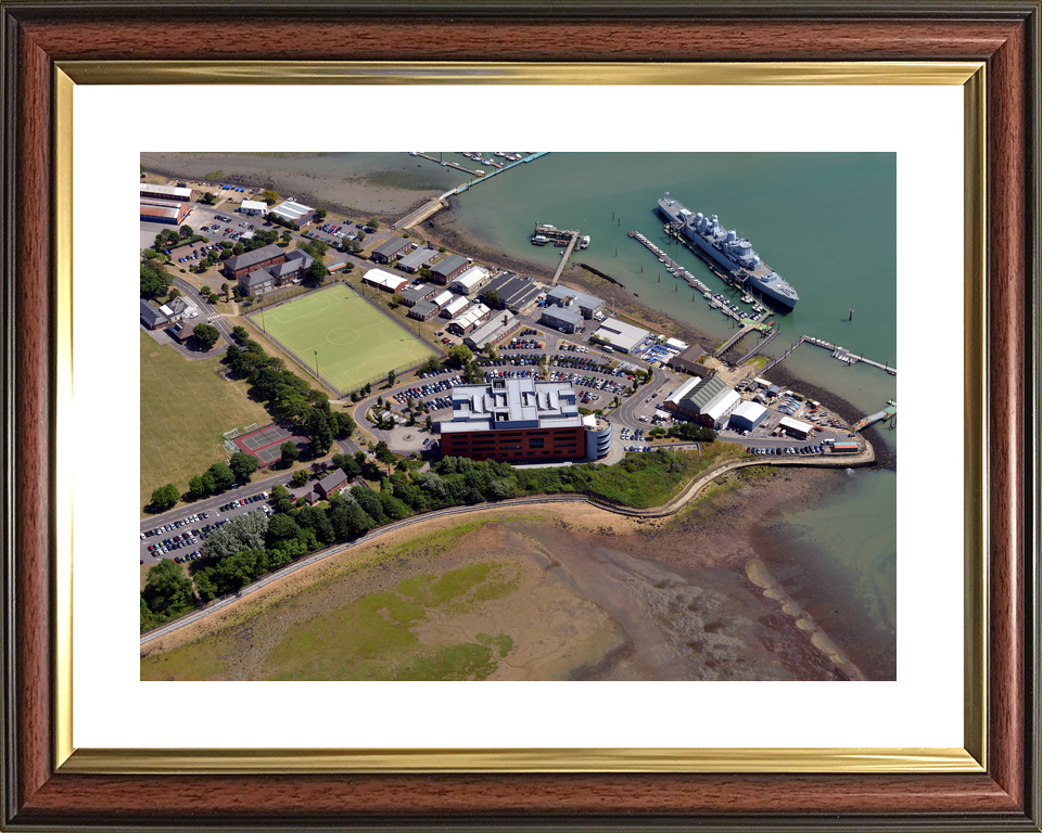 HMS Excellent Portsmouth Whale Island 2014 Aerial Photo Print - Posters, Prints, & Visual Artwork - by Hampshire Prints (image 8 of 9)