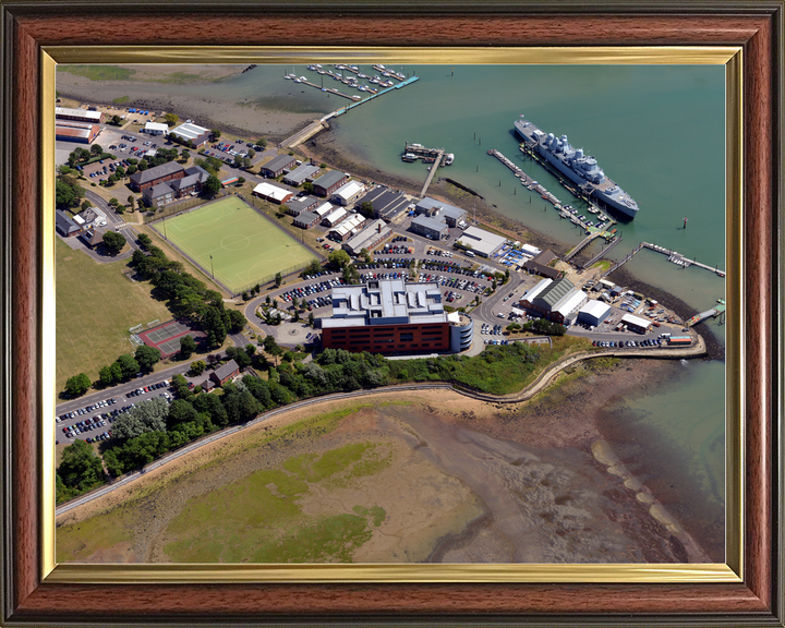 HMS Excellent Portsmouth Whale Island 2014 Aerial Photo Print - Posters, Prints, & Visual Artwork - by Hampshire Prints (image 9 of 9)