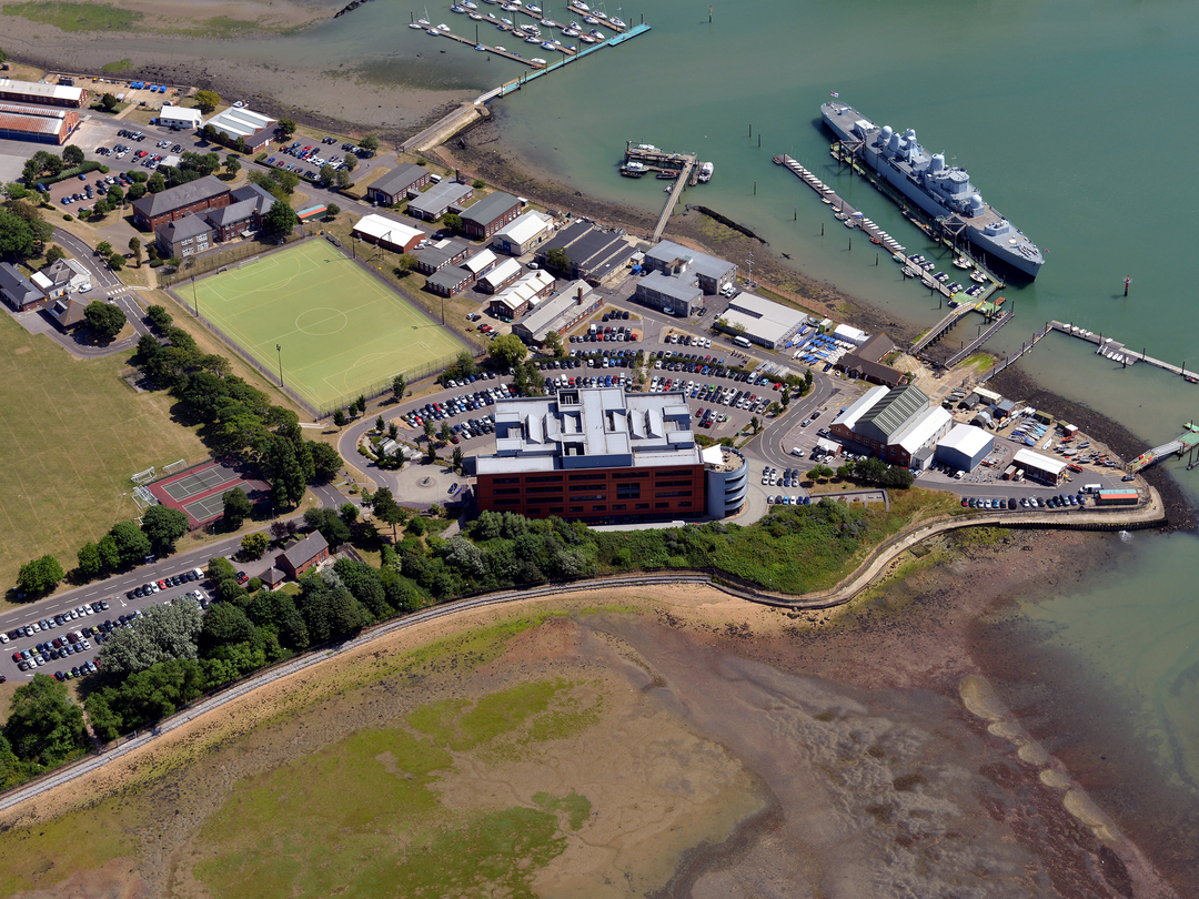 HMS Excellent Portsmouth Whale Island 2014 Aerial Photo Print - Posters, Prints, & Visual Artwork - by Hampshire Prints (image 1 of 9)