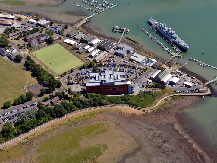 HMS Excellent Portsmouth Whale Island 2014 Aerial Photo Print - Posters, Prints, & Visual Artwork - by Hampshire Prints (image 1 of 9)