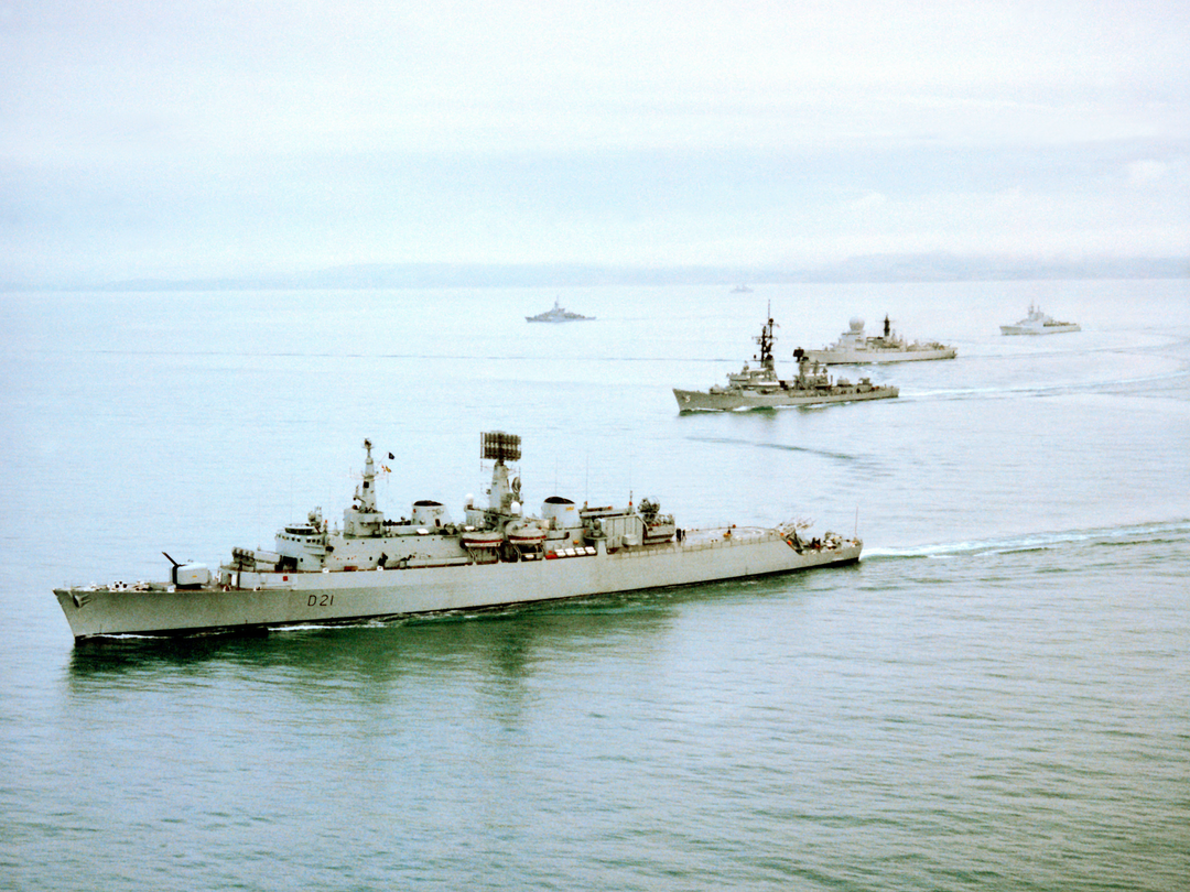 HMS Norfolk D21 County Class Destroyer July 1982 Photo Print - Posters, Prints, & Visual Artwork - by Hampshire Prints (image 1 of 9)