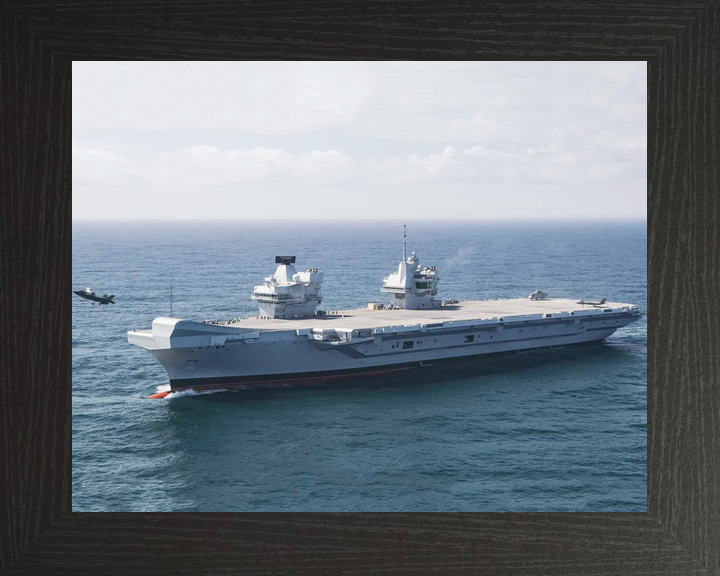 HMS Queen Elizabeth R08 Queen Elizabeth Class Aircraft Carrier September 2018 Port Bow View Photo Print - Posters, Prints, & Visual Artwork - by Hampshire Prints (image 3 of 9)