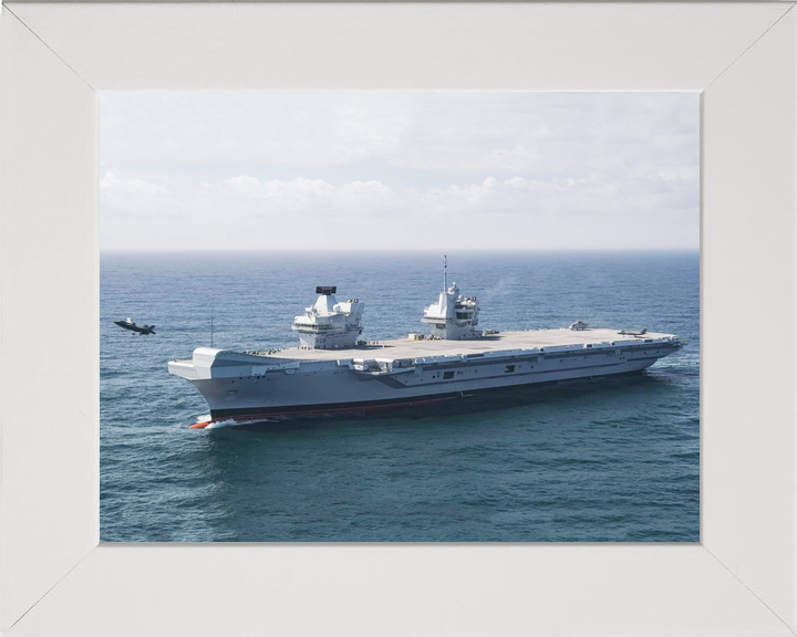 HMS Queen Elizabeth R08 Queen Elizabeth Class Aircraft Carrier September 2018 Port Bow View Photo Print - Posters, Prints, & Visual Artwork - by Hampshire Prints (image 5 of 9)