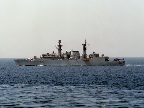 HMS Brazen F91 Type 22 Frigate August 1990