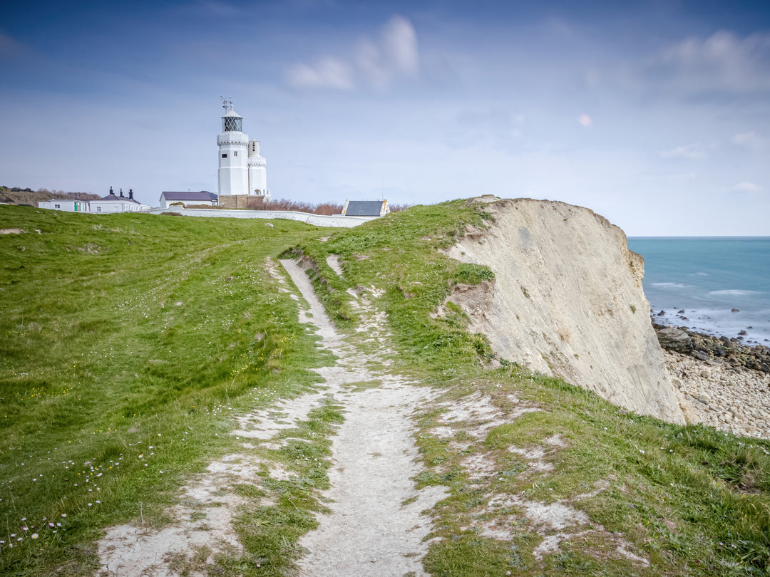 St Catherines lighthouse on the Isle of Wight Photo Print - Canvas - Framed Photo Print - Hampshire Prints