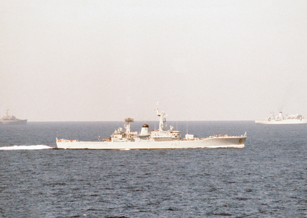 HMS Andromeda F57 Royal Navy Leander class frigate Photo Print or Framed Print - Hampshire Prints