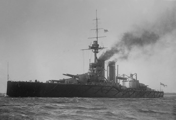 HMS Audacious 1912 Royal Navy King George V class battleship Photo Print or Framed Print - Hampshire Prints