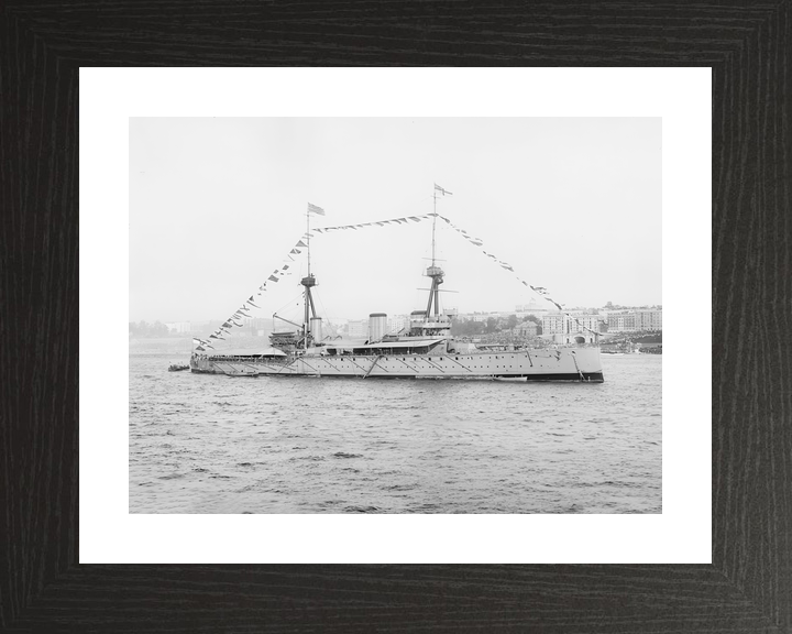 HMS Inflexible (1907) Invincible Class Cruiser 1909 Photo Print - Posters, Prints, & Visual Artwork - by Hampshire Prints (image 2 of 9)