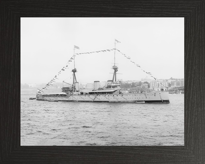 HMS Inflexible (1907) Invincible Class Cruiser 1909 Photo Print - Posters, Prints, & Visual Artwork - by Hampshire Prints (image 3 of 9)