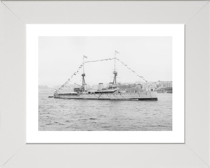 HMS Inflexible (1907) Invincible Class Cruiser 1909 Photo Print - Posters, Prints, & Visual Artwork - by Hampshire Prints (image 4 of 9)