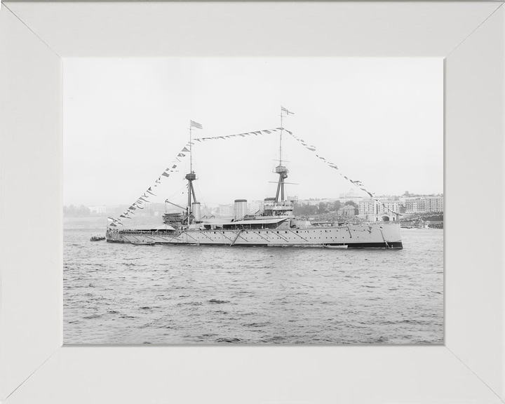 HMS Inflexible (1907) Invincible Class Cruiser 1909 Photo Print - Posters, Prints, & Visual Artwork - by Hampshire Prints (image 5 of 9)