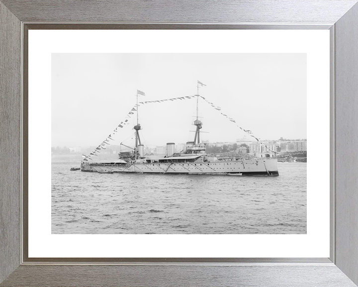 HMS Inflexible (1907) Invincible Class Cruiser 1909 Photo Print - Posters, Prints, & Visual Artwork - by Hampshire Prints (image 6 of 9)