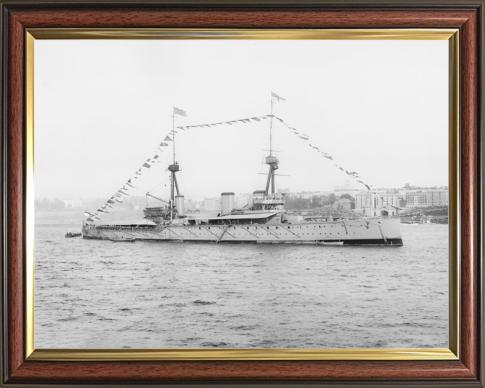 HMS Inflexible (1907) Invincible Class Cruiser 1909 Photo Print - Posters, Prints, & Visual Artwork - by Hampshire Prints (image 9 of 9)