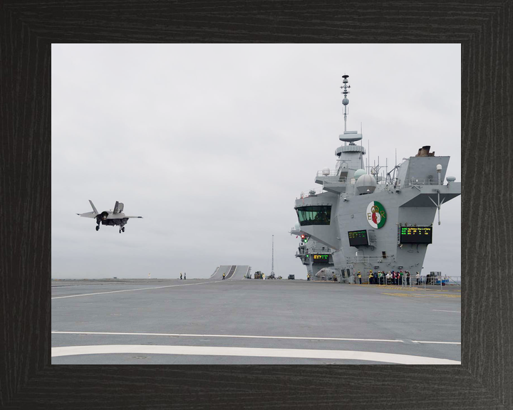 HMS Queen Elizabeth R08 Queen Elizabeth Class Aircraft Carrier Flight Deck Photo Print - Posters, Prints, & Visual Artwork - by Hampshire Prints (image 3 of 9)