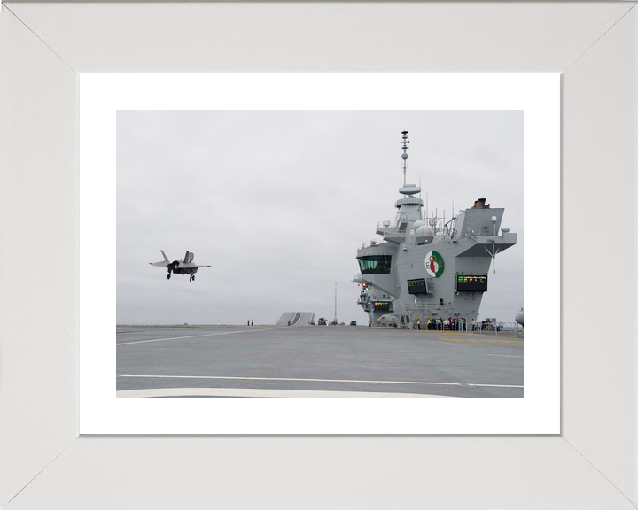 HMS Queen Elizabeth R08 Queen Elizabeth Class Aircraft Carrier Flight Deck Photo Print - Posters, Prints, & Visual Artwork - by Hampshire Prints (image 4 of 9)