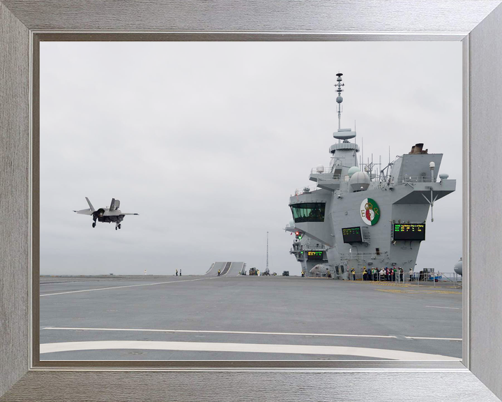 HMS Queen Elizabeth R08 Queen Elizabeth Class Aircraft Carrier Flight Deck Photo Print - Posters, Prints, & Visual Artwork - by Hampshire Prints (image 7 of 9)