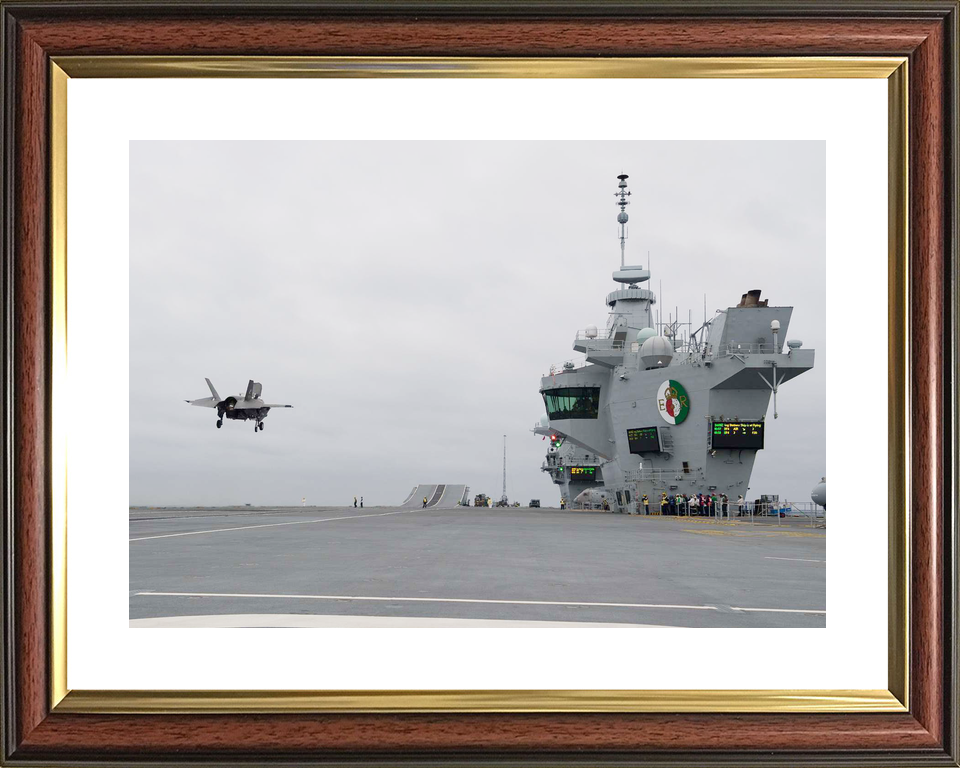 HMS Queen Elizabeth R08 Queen Elizabeth Class Aircraft Carrier Flight Deck Photo Print - Posters, Prints, & Visual Artwork - by Hampshire Prints (image 8 of 9)