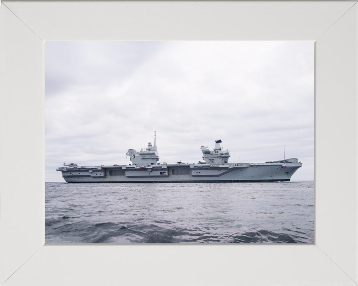 HMS Queen Elizabeth R08 Queen Elizabeth Class Aircraft Carrier Starboard Beam Photo Print - Posters, Prints, & Visual Artwork - by Hampshire Prints (image 5 of 9)