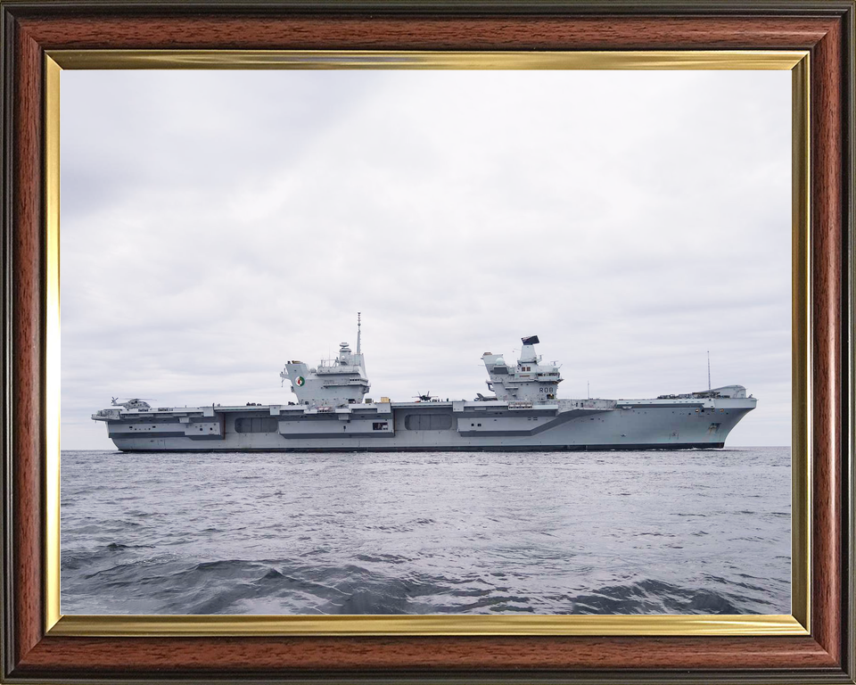 HMS Queen Elizabeth R08 Queen Elizabeth Class Aircraft Carrier Starboard Beam Photo Print - Posters, Prints, & Visual Artwork - by Hampshire Prints (image 9 of 9)