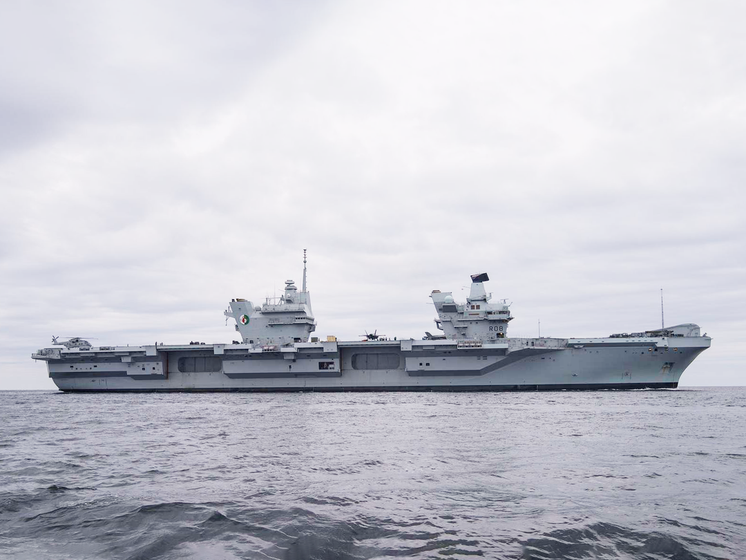 HMS Queen Elizabeth R08 Queen Elizabeth Class Aircraft Carrier Starboard Beam Photo Print - Posters, Prints, & Visual Artwork - by Hampshire Prints (image 1 of 9)