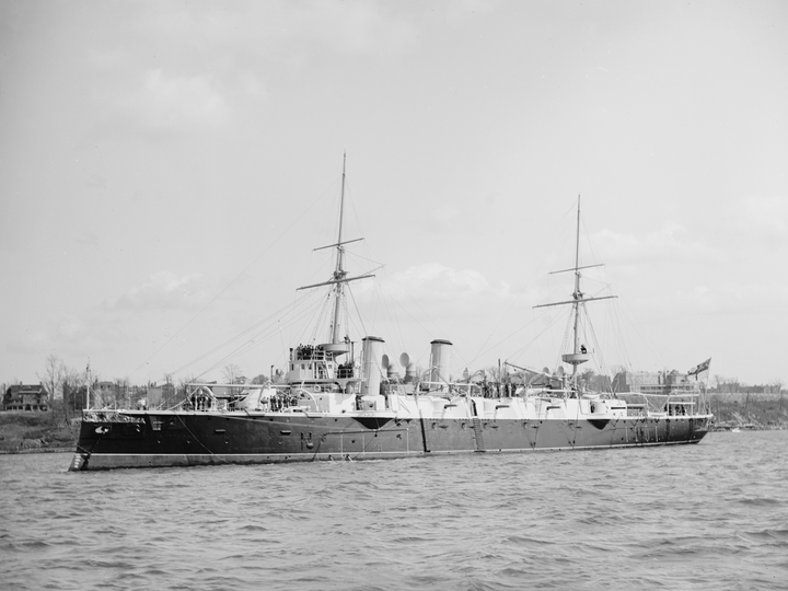 HMS Australia (1886) Royal Navy Orlando Class Cruiser Port Side View Photo Print Wall Art Decor Posters, Prints, & Visual Artwork Hampshire Prints 6 x 4 No Frame No