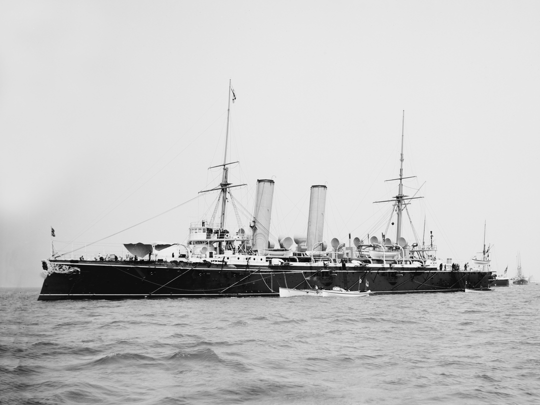 HMS Blake (1889) Royal Navy Blake Class Cruiser Port Side View Photo Print Wall Art Decor Posters, Prints, & Visual Artwork Hampshire Prints 6 x 4 No Frame No