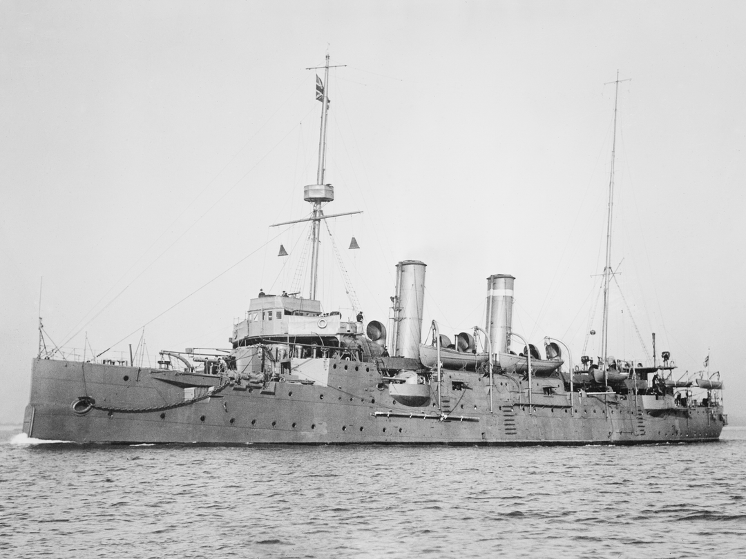 HMS Bonaventure (1892) Royal Navy Astraea Class Cruiser Port Side View Photo Print Wall Art Decor Posters, Prints, & Visual Artwork Hampshire Prints 6 x 4 No Frame No