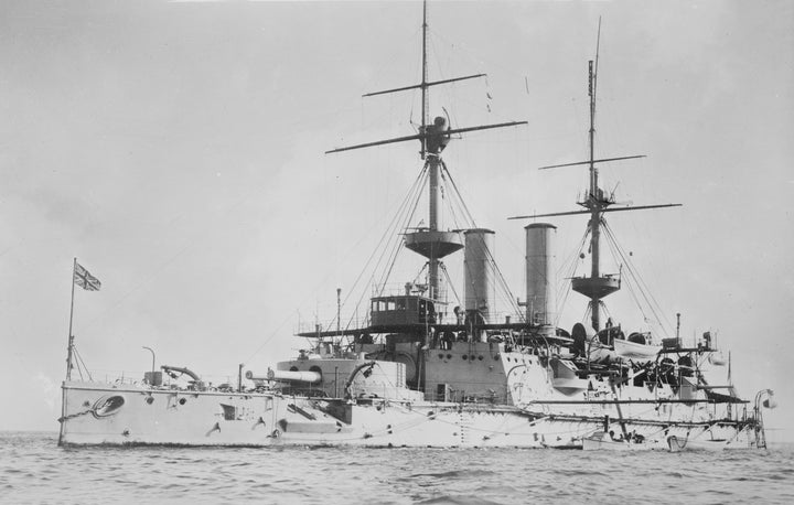 HMS Hood (1859) Photo Print - At Anchor - Royal Navy Cruiser Hampshire Prints 6 x 4 No Frame No