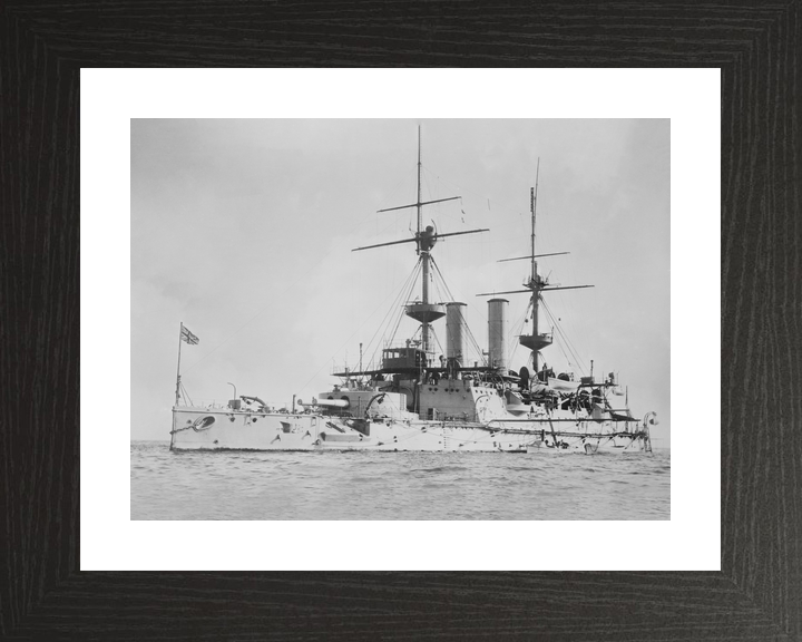 HMS Hood (1859) Royal Navy Cruiser At Anchor Photo Print Wall Art Decor - Posters, Prints, & Visual Artwork - by Hampshire Prints (image 2 of 9)