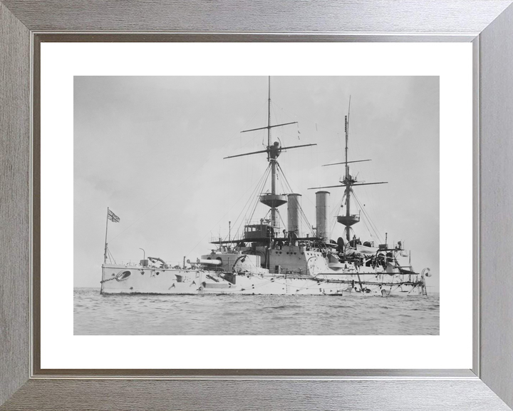 HMS Hood (1859) Royal Navy Cruiser At Anchor Photo Print Wall Art Decor - Posters, Prints, & Visual Artwork - by Hampshire Prints (image 6 of 9)