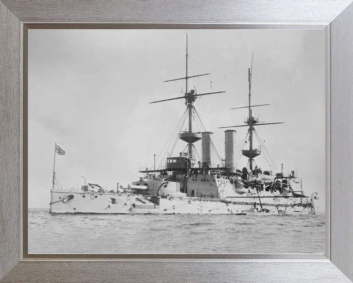 HMS Hood (1859) Royal Navy Cruiser At Anchor Photo Print Wall Art Decor - Posters, Prints, & Visual Artwork - by Hampshire Prints (image 7 of 9)